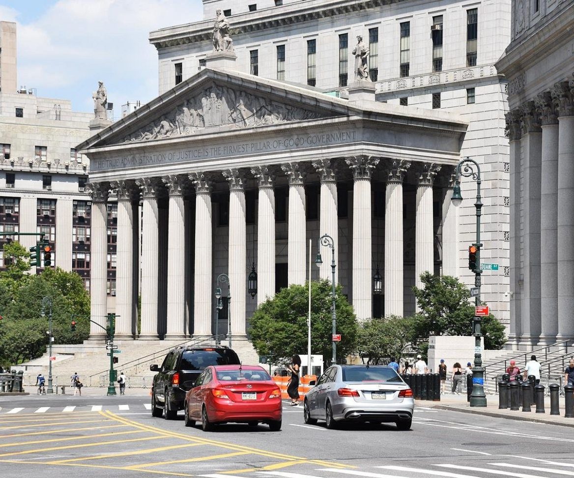 An New York City's Supreme Civil Courthouse, where a majority of David A Kaminsky's cases are litigated.